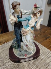 Vintage Meerchi Romantic Victorian Couple Figurine – Courting / Dancing Scene picture