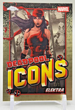 2025 Topps Chrome Marvel #DI-7 Elektra Deadpool Icons SuperFractor 1/1 picture