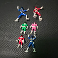 Power Rangers Mini Figures Mixed Lot 6-Pack Red Blue Green Pink Plastic picture