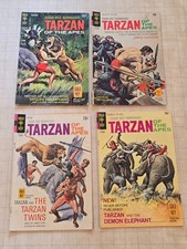 Tarzan of the Apes Gold Key Lot of 4 Issues 184,195,196 & 197 picture