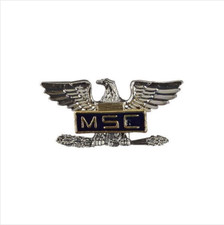 GENUINE U.S. MILITARY SEALIFT COMMAND COLLAR DEVICE: CAPTAIN picture