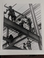 Original 1964 COI Sierra Leone King Tom Power Station Steel Erectors Press Photo picture