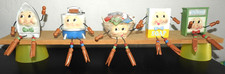 Vintage WMG Anthropomorphic Laundry Theme Shelf Sitters - Set of 5 Styles CUTE picture