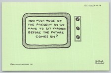 1967 Ashleigh Brilliant Pot-Shots No. 16 Humorous Quote Postcard Unposted picture