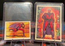 1984 Marvel Super Heroes Secret Wars Stickers Magneto Rookie (RC) 1st Appearance picture