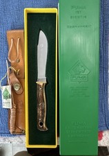 PUMA Hunter’s Pal 6397 Hunting Blade 45874 Knife, Stag/Stainless, Sheath 1978 picture