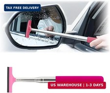 38.6 Inch Telescopic Side Mirror Glass Squeegee, Pink picture
