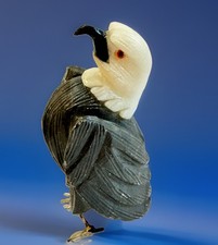 ZUNI Bald Eagle Fetish Vintage Native American Art Carving 3