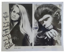 Planet of the Apes Cornelius Drawing 70s Snapshots Zira PAULA CRIST Photo Signed picture