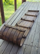 Antique Wooden Toboggan picture