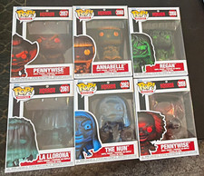 Funko Pop Movies Horror 6-Pack Boxed Pennywise  Nun, Regan w/ sleeves & cards picture