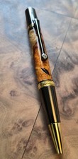 Handcrafted Amboyna Burl Majestic Squire Twist Pen - Premium Finish picture