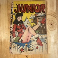 JUNIOR 11 - CLASSIC HEADLIGHTS COVER - AL FELDSTEIN - VERY RARE ANY GRADE picture