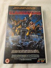 ELIMINATORS VHS 1986 UK EIV EVV 1049 BIG BOX EX RENTAL EMPIRE CHARLES BAND RARE picture