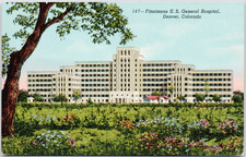 Fitzsimons US General Hospital Denver CO Vintage Postcard P-182 picture