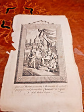 1775 Harrison's London Britannia the Antient State London Capital British Empire picture