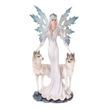 SNOW QUEEN WITH WOLVES - 10 INCH picture