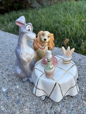 Lenox LADY AND THE TRAMP Disney Showcase Collection Figure 24K Gold Accents picture