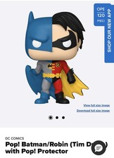 Pop Batman/Robin (Tim Drake) with Pop Protector in Hand.  picture