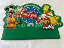 Gacha TOMY Cardboard Advertising Display Disney Nintendo Pokemon (2002) 23