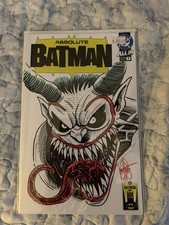 DF ABSOLUTE BATMAN #1 BATMAN DAY BLANK VARIANT SIGNED AND REMARKED BY KEN picture