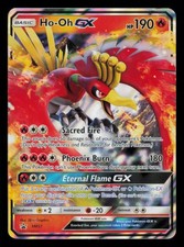 Ho-Oh GX - SM57 Holo Promo Sun & Moon Promo Pokemon Moderately Played picture
