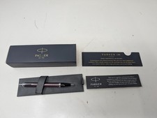 Parker IM Ballpoint Pen Purple Metallic Chrome Trim w/ Box  (67) picture