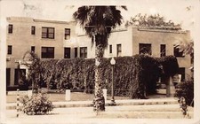J82/ Brooksville Florida RPPC Postcard c1930s Tangerine Hotel Building 332 picture