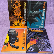 Batman Haunted Knight Long Halloween Dark Victory Last Halloween 4 Book Lot picture