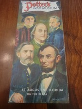 Potter's Wax Museum St Augustine Florida Vintage Brochure picture