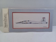 Squadron Graphics T-38A Talon Airplane Matted Print 10.5