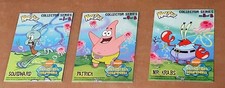 KOOLSTUF SPONGEBOB SQUAREPANTS 2001 CARDS  #1 Squidward #4 Patrick #5 Mr. Krabs picture