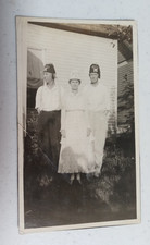 Antique Photo of THREE MEMBERS OF MIRZA SHRINERS fraternal ogranization, c1909 picture