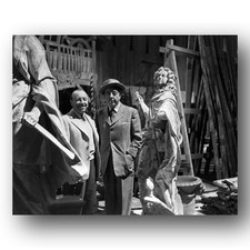 Marcel Carne Jacques Prevert Photo 8x10 Les Portes De La Nuit Film Set 1940s picture