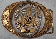 Awesome Vintage LAPD Los Angeles Police Department Limited Edition Belt Buckle picture