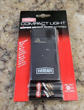 Eveready Compact Light # 1215 With Super Heavy Duty Batteries Flashlight Vintage picture