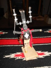 VTG Hand Carved & Painted Native American Apache Dancer Mountain Spirit Kachina picture
