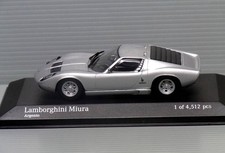 1/43 Minichamps Lamborghini Miura 1986 Silver picture