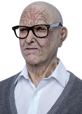 Ghoulish Productions Elder man Latex Face Mask Horror Halloween Cosplay picture