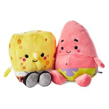 Hallmark Better Together Nickelodeon Magnetic Plush Spongebob And Patrick 5.75 picture