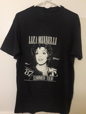 Liza Minnelli 1987 Summer Tour Shirt Classic Black Unisex S-4XL picture