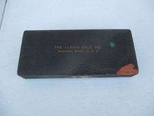 Vintage Lufkin Rule Co. No. 900 Planer Shaper Gage Machinist Tool W/ Wooden Box picture