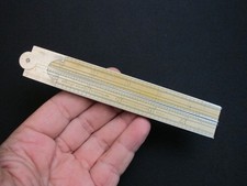 Vtg STANLEY No. 87 Pocket Folding 24” Rule 4-Fold Machinists Antique/Rare Tool picture