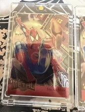 1995 Fleer Metal Marvel Spider-Man Metal Blasters #12 Limited Edition MINT RARE picture