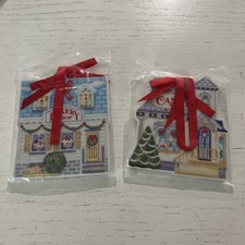 Lenox Village Holiday Porcelain Ornaments Bakery & Candy w/ Box Set picture
