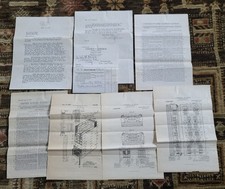 VTG 1930s Hospital Call System Patent Application Paperwork Dr John Blood CA USA picture