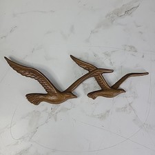 Vintage HOMCO Home Interiors Set Birds Seagulls Wall Hanging MCM picture