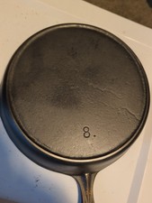 Vollrath Ware Unmarked Cast Iron Skillet No. 8 with Heat Ring picture