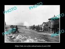 Helper Utah The Railroad Station & Yards c1900 Old Large Historic Photo picture