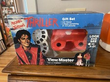 Vintage 1984 MICHAEL JACKSON'S THRILLER View-Master 3D Set Reels picture